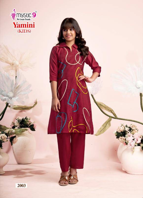 Mystic9 yamini (kids) vol 2 coord set Kurti manufacturer in Delhi